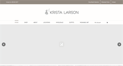 Desktop Screenshot of kristalarson.com