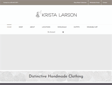 Tablet Screenshot of kristalarson.com